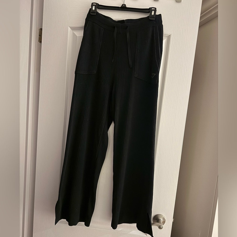 Gymshark Black Wide Leg Women's Pants